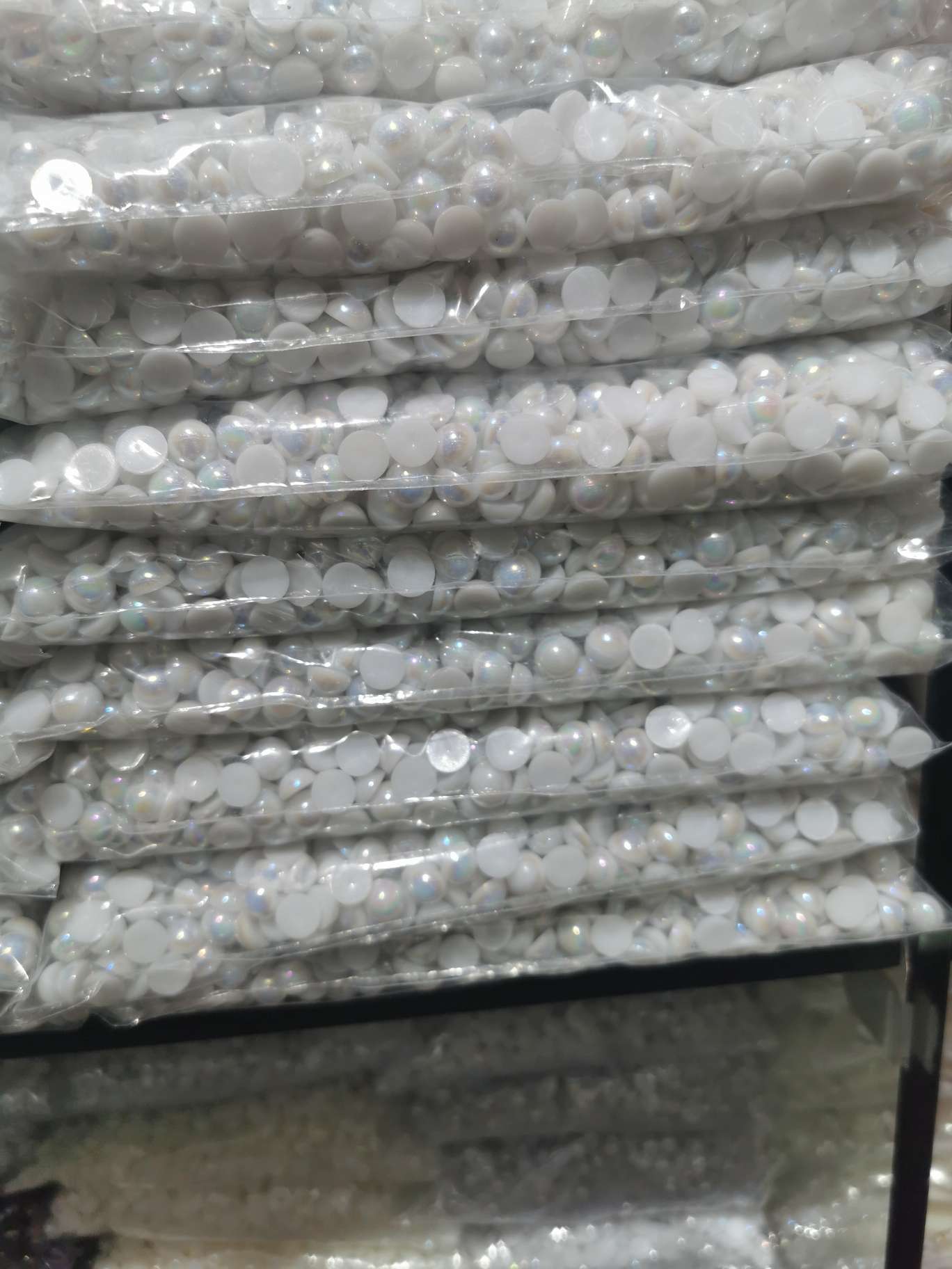 8mm半面AB彩纯自色细节图