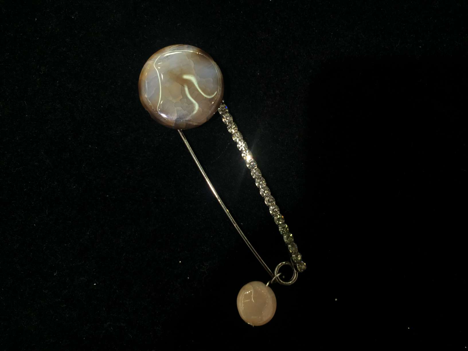 Natural stone pin thumbnail