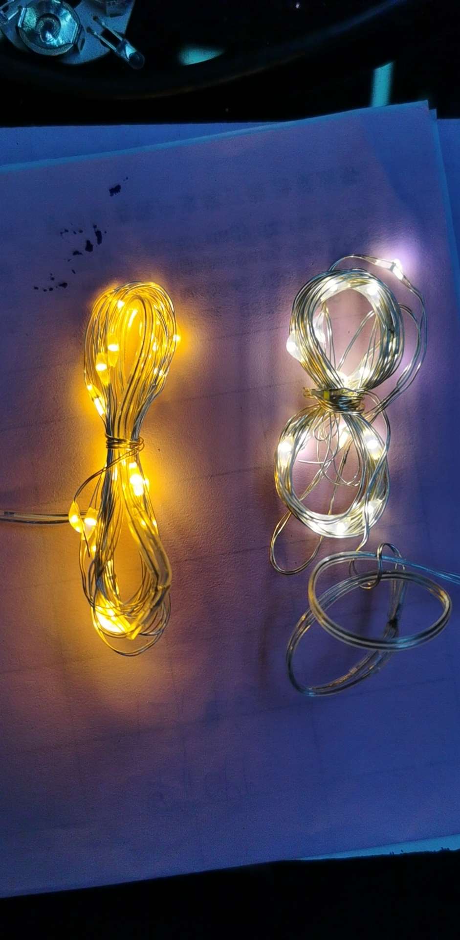 2032电子盒/银线灯/礼盒装饰灯细节图