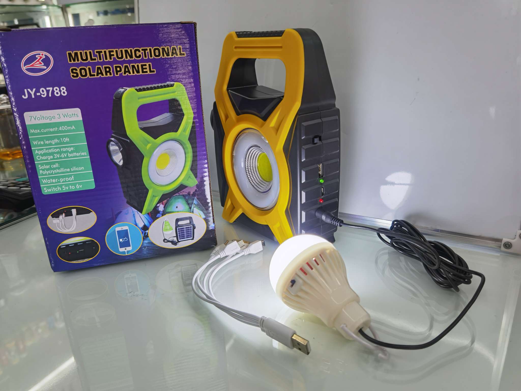 LED solar charging lamp undefined