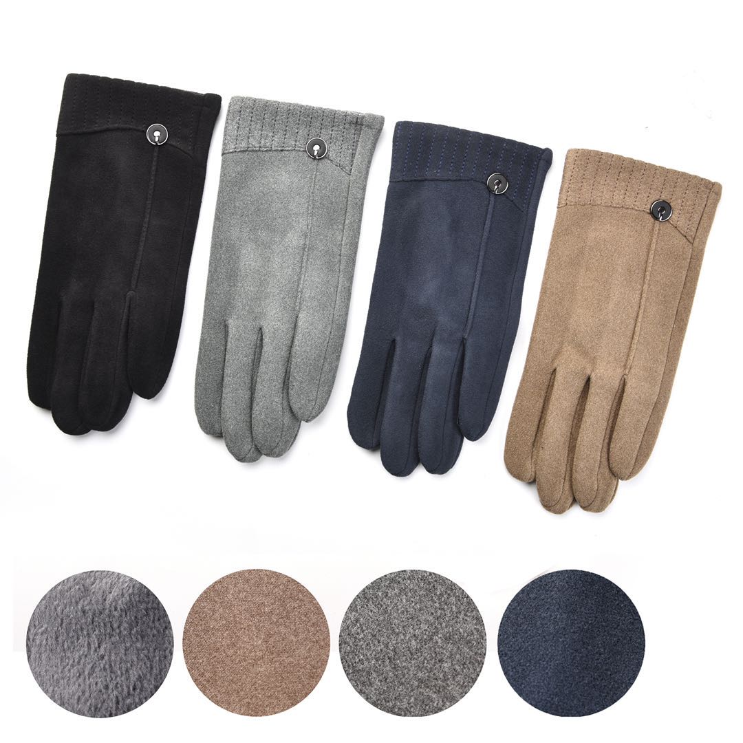 Autumn and winter new men leisure windproof warm touch screen fashion gloves. thumbnail