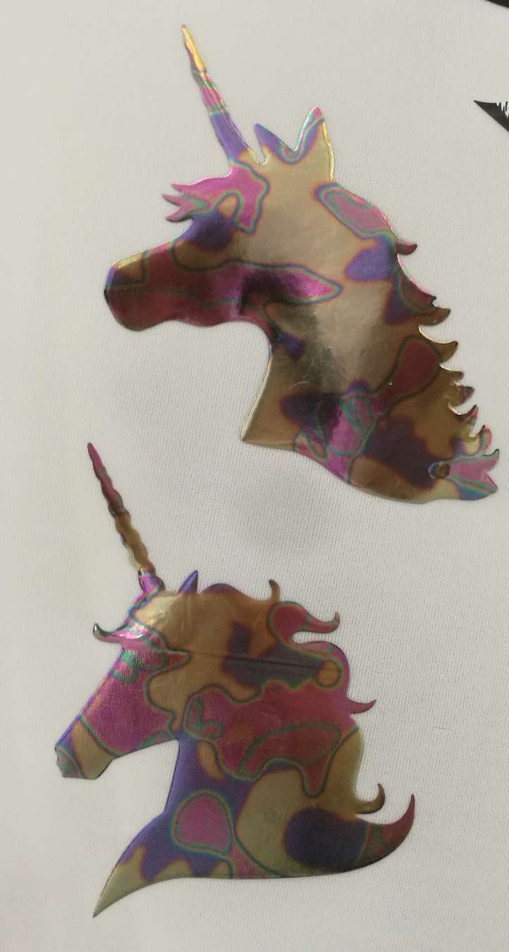 Unicorn laser engraving film heat transfer hot stamping and hot stamping graphics Specification image