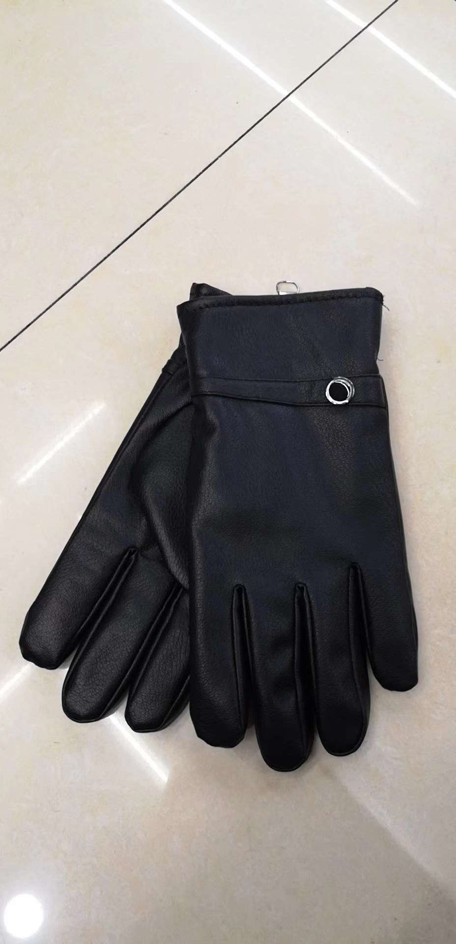 男女PU休闲防水触摸屏手套。。。。。产品图