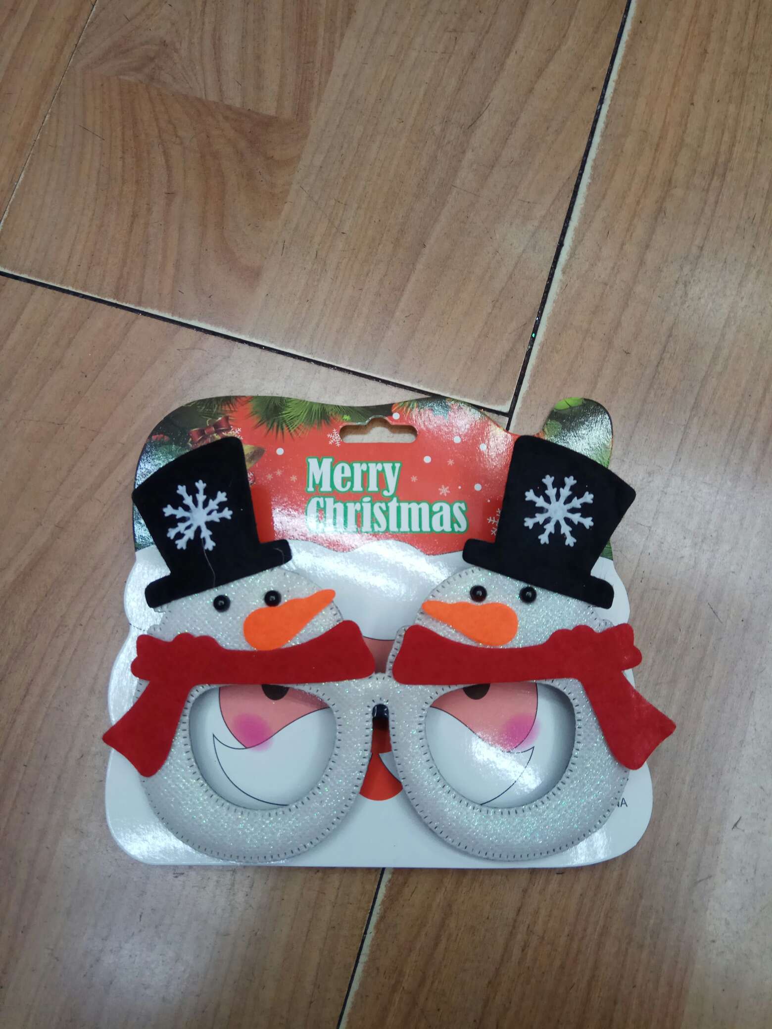 Snowman glasses