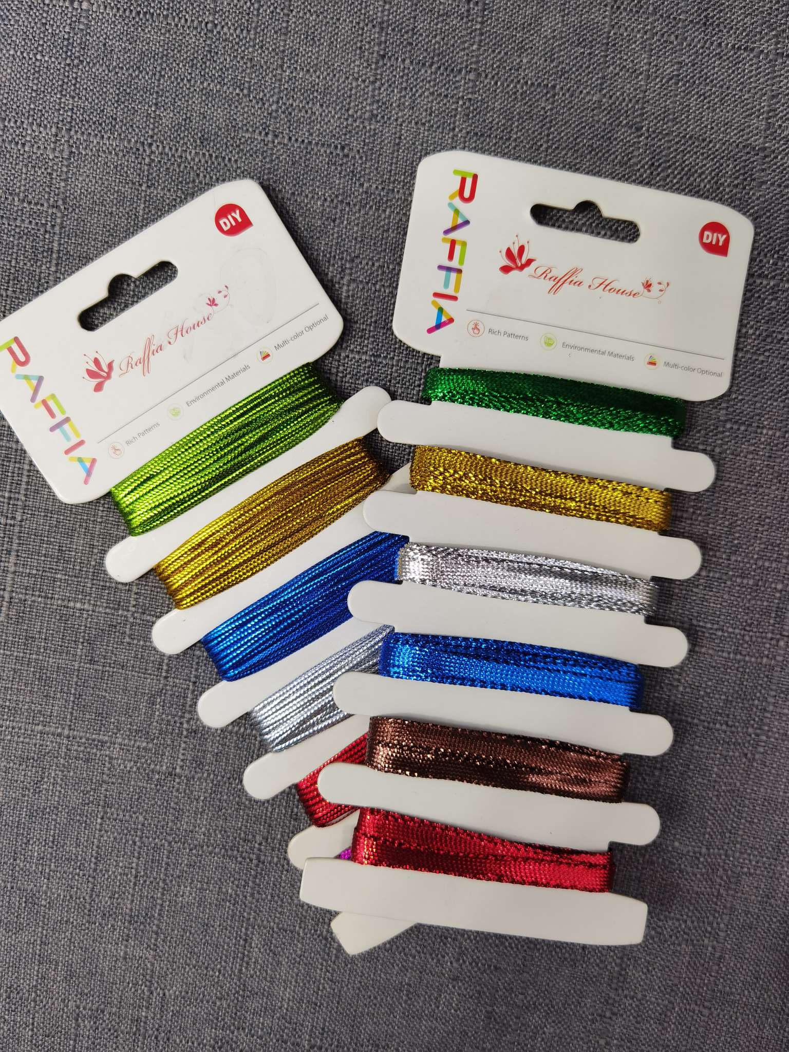 圣诞节礼品装饰绳子六色吊卡