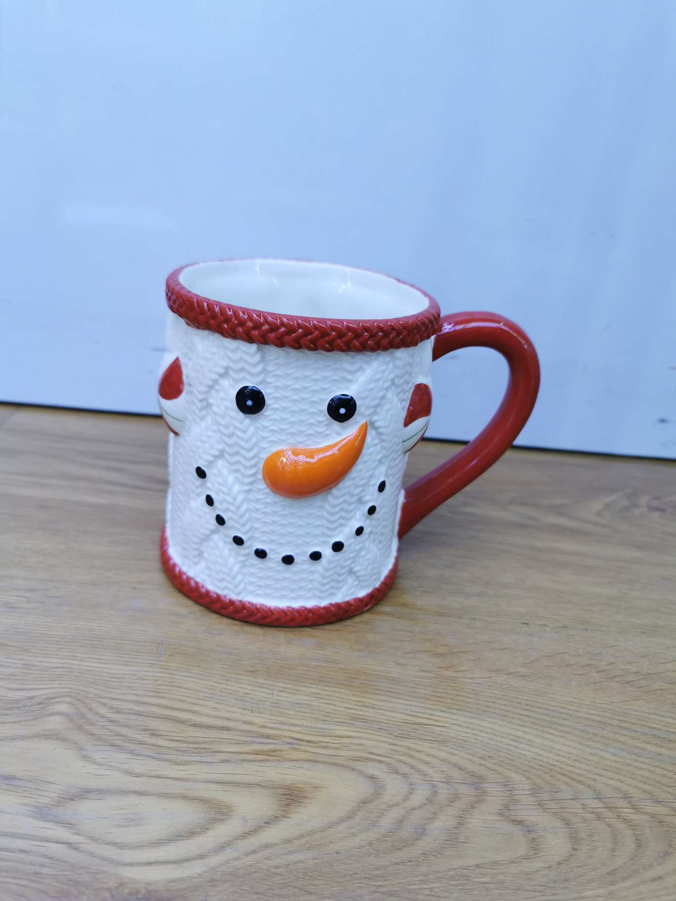 Ceramic Christmas Snowman cup