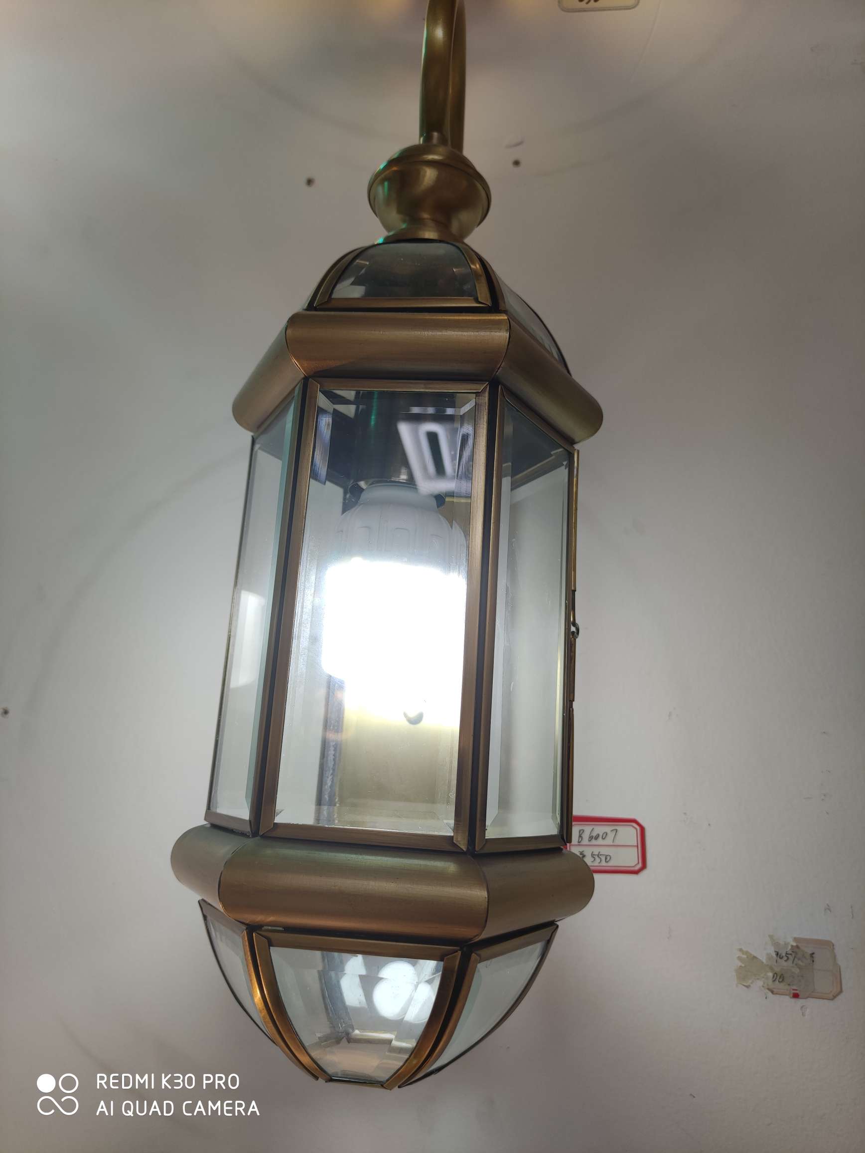 B6007 all-copper wall lamp