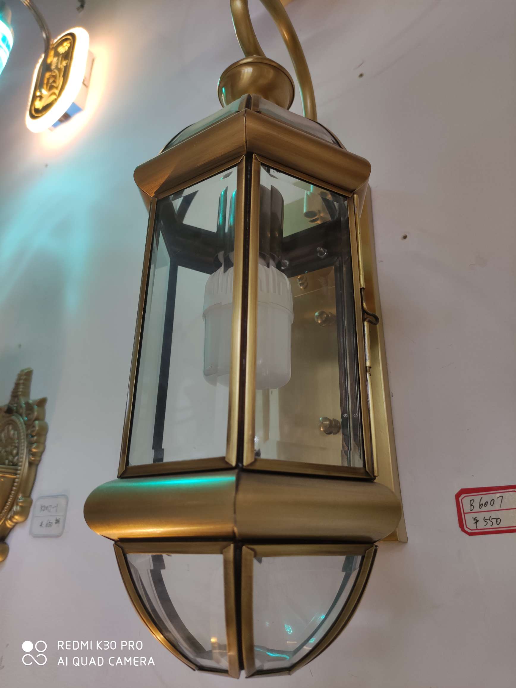 B6007 all-copper wall lamp details Picture