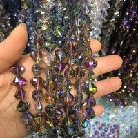 Flower orchids strung with beads