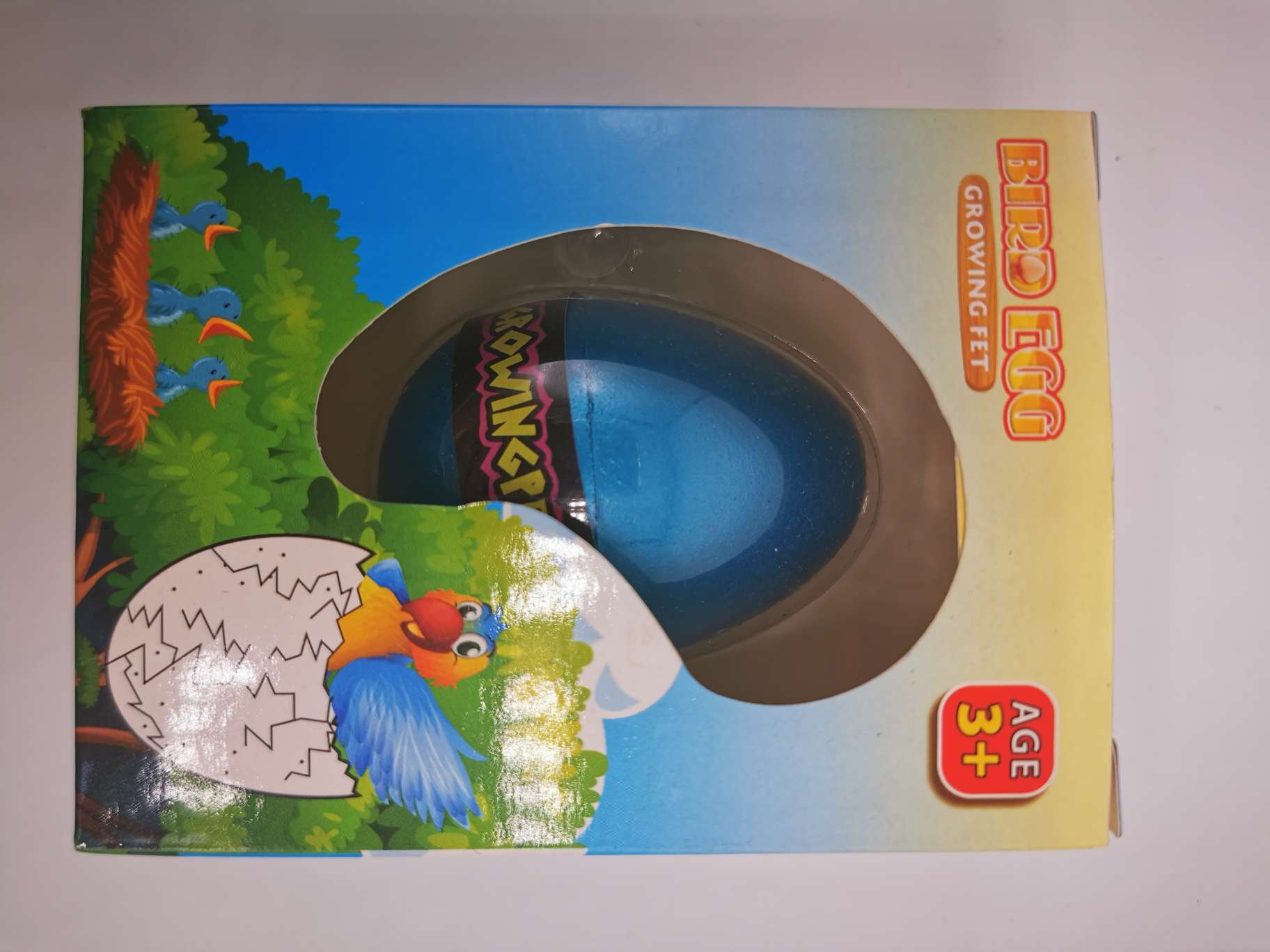 厂家直销，泡水膨胀益智玩具孵化恐龙蛋（盒装小鸟蛋）详情图5