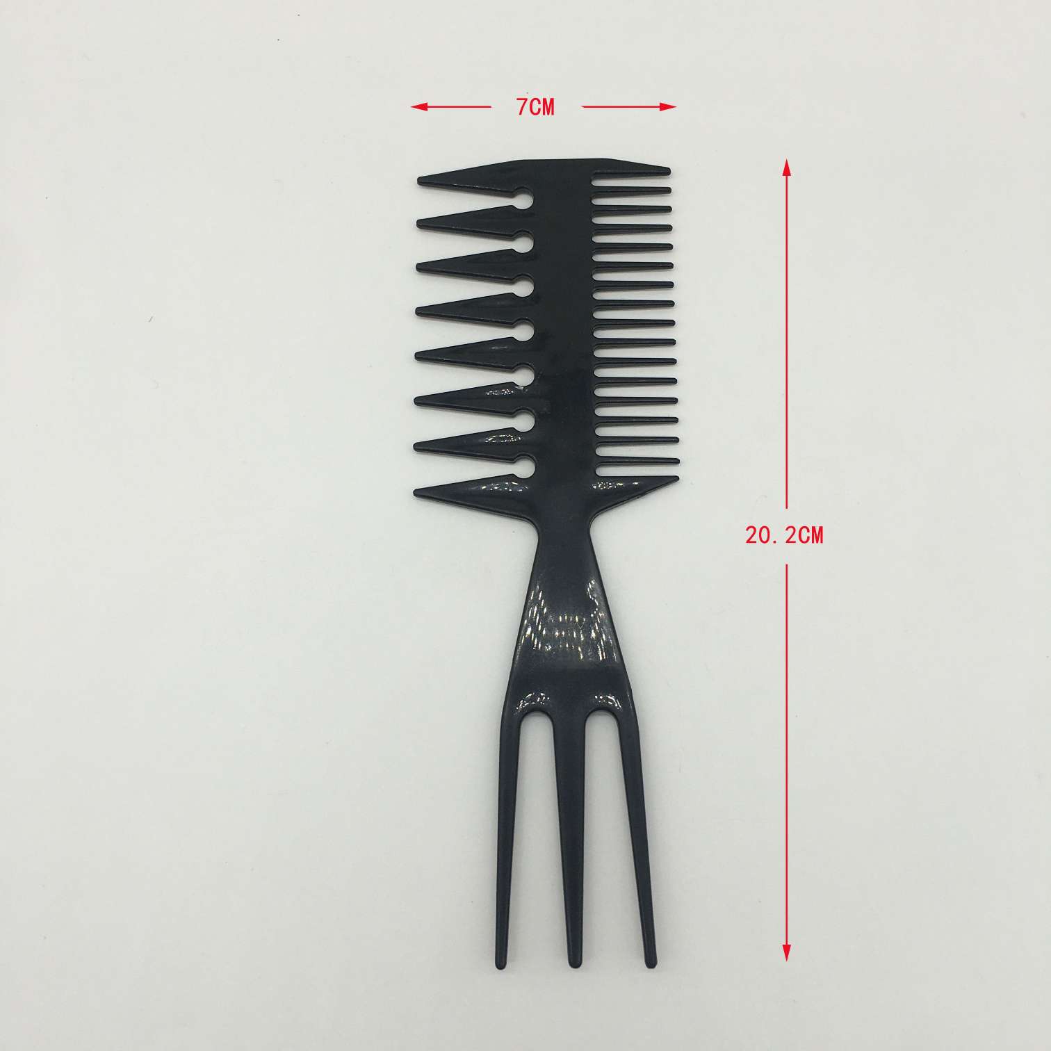 Factory direct sales of flat combs, professional hairdressing combs, flat combs, hairdressing combs, oil-cut combs, three-in-one wide-toothed combs, hairdressing products and tools details Picture