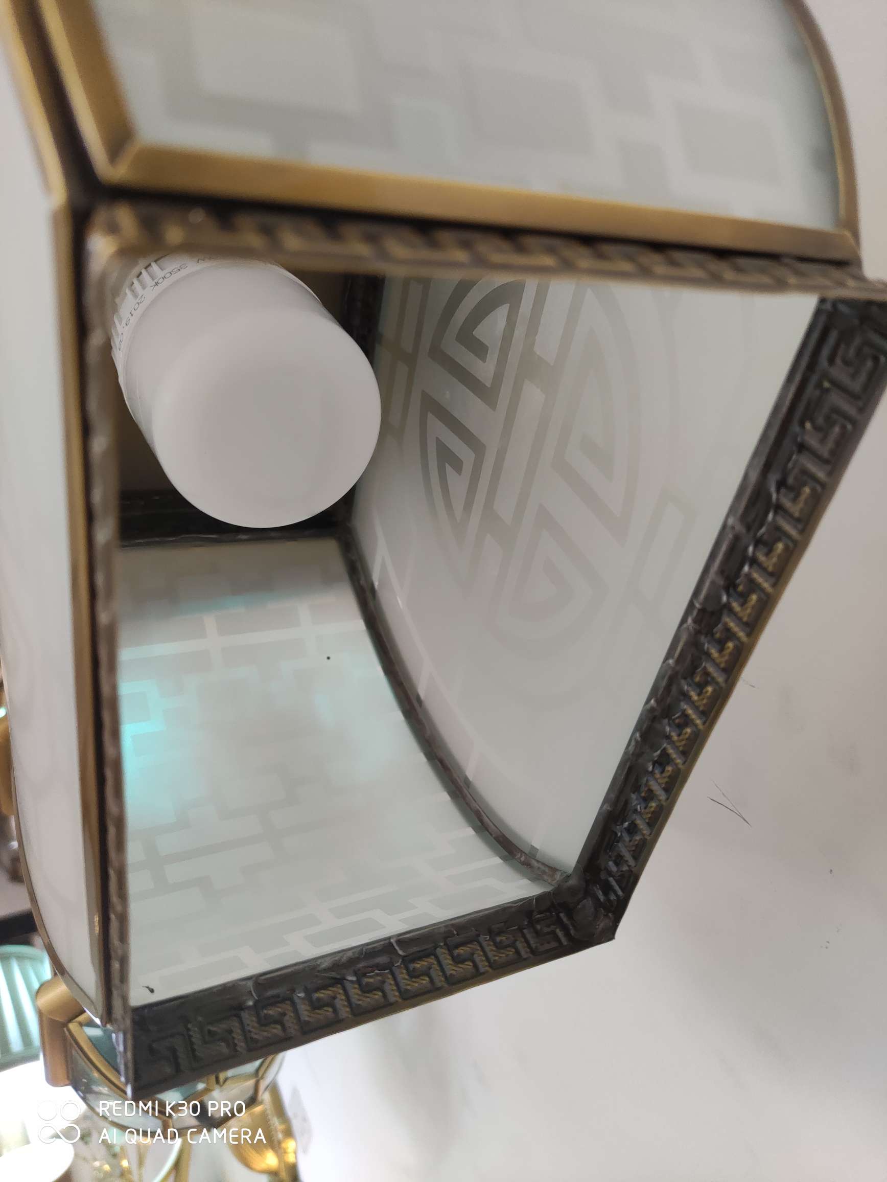 All-copper wall lamp details Picture