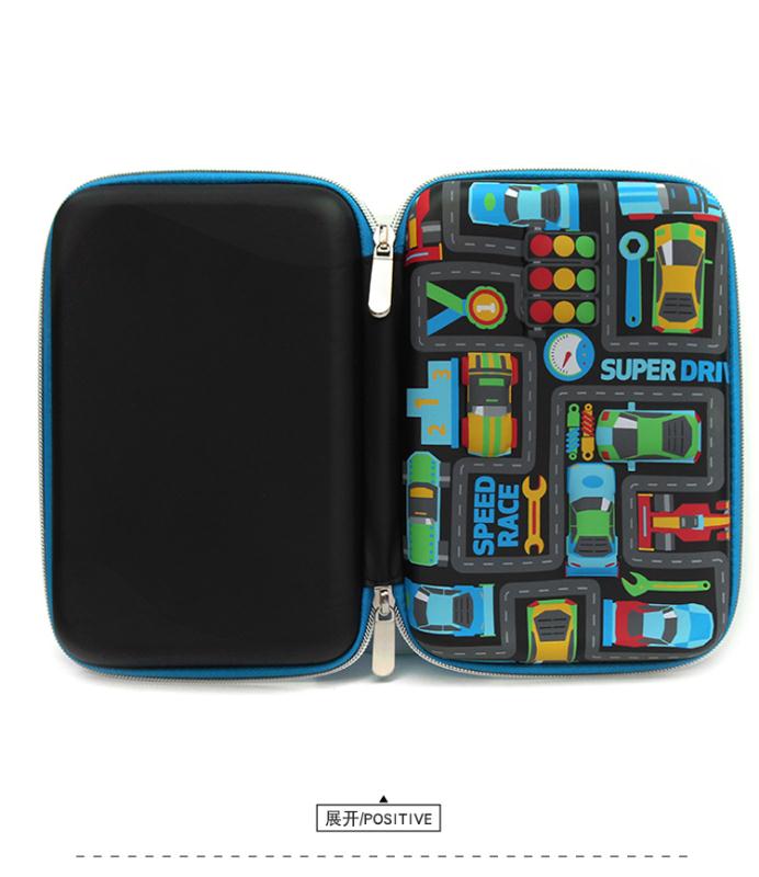 Factory Direct Sales Large Capacity Eva Silkscreen Car 🚙 Pencil Case Children's Pencil Case Primary School Students Pencil Case Multi-Functional Creative Stationery Pen Case undefined