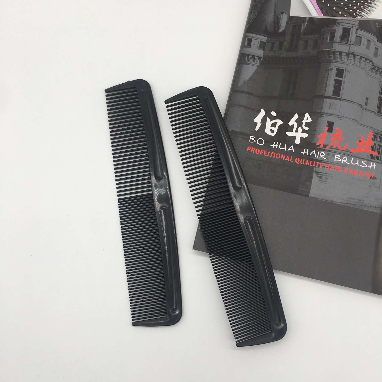 Manufacturers direct dense teeth comb black household plastic hair comb hair care supplies hair tools 368 thumbnail