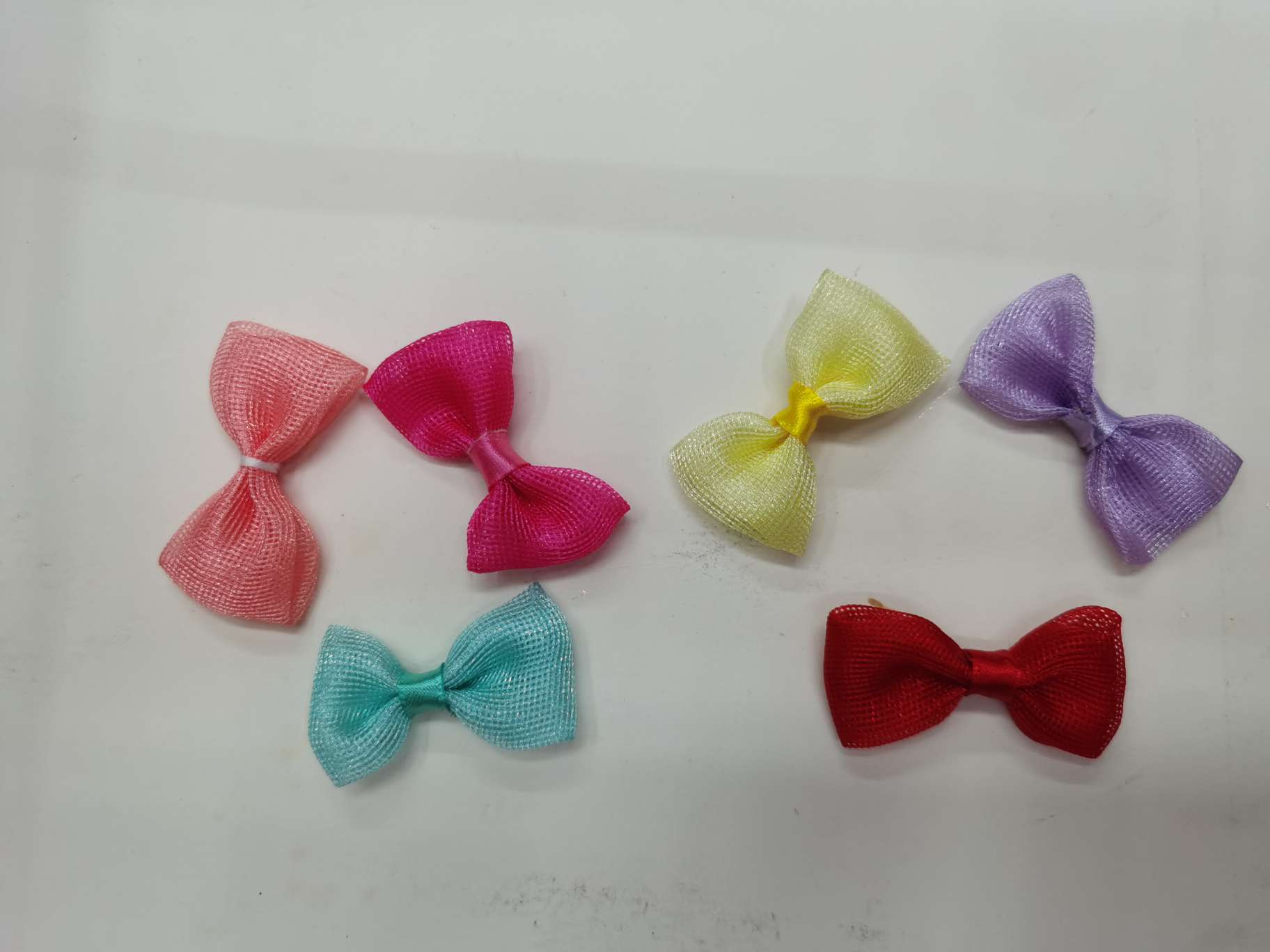 Large mesh bow tie, handcrafted flower, hand-tied bow, diy toy accessories, jewelry accessories customization