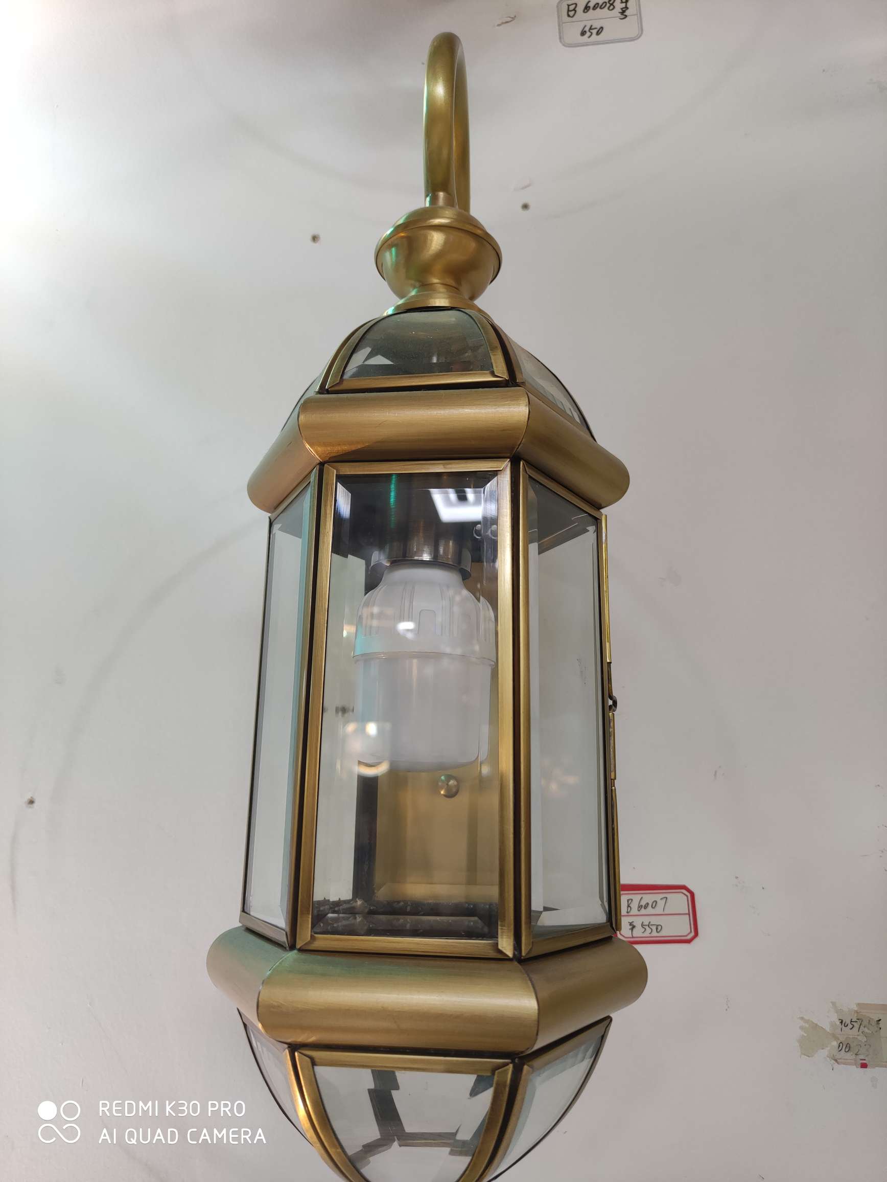 B6007 all-copper wall lamp Item Picture