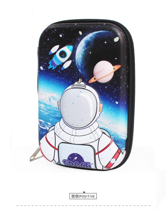 Factory Direct Sales Large Capacity Eva Astronaut Pencil Case Children's Pencil Case Primary School Students Pencil Case Multi-Functional Creative Stationery Pen Case undefined