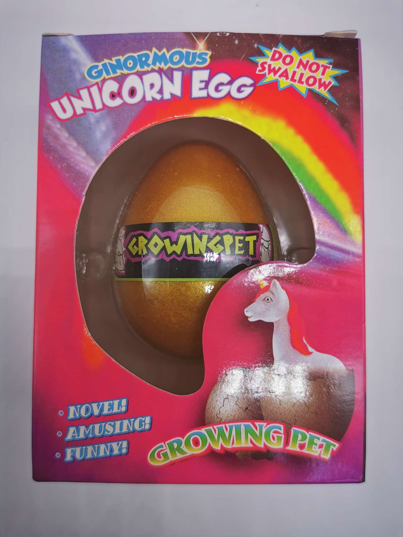Factory direct sales, water-soaked swelling educational toys for hatching dinosaur eggs (boxed unicorn eggs) undefined
