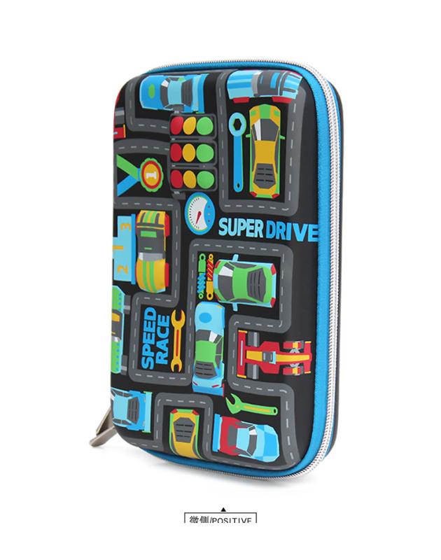 Factory Direct Sales Large Capacity Eva Silkscreen Car 🚙 Pencil Case Children's Pencil Case Primary School Students Pencil Case Multi-Functional Creative Stationery Pen Case undefined
