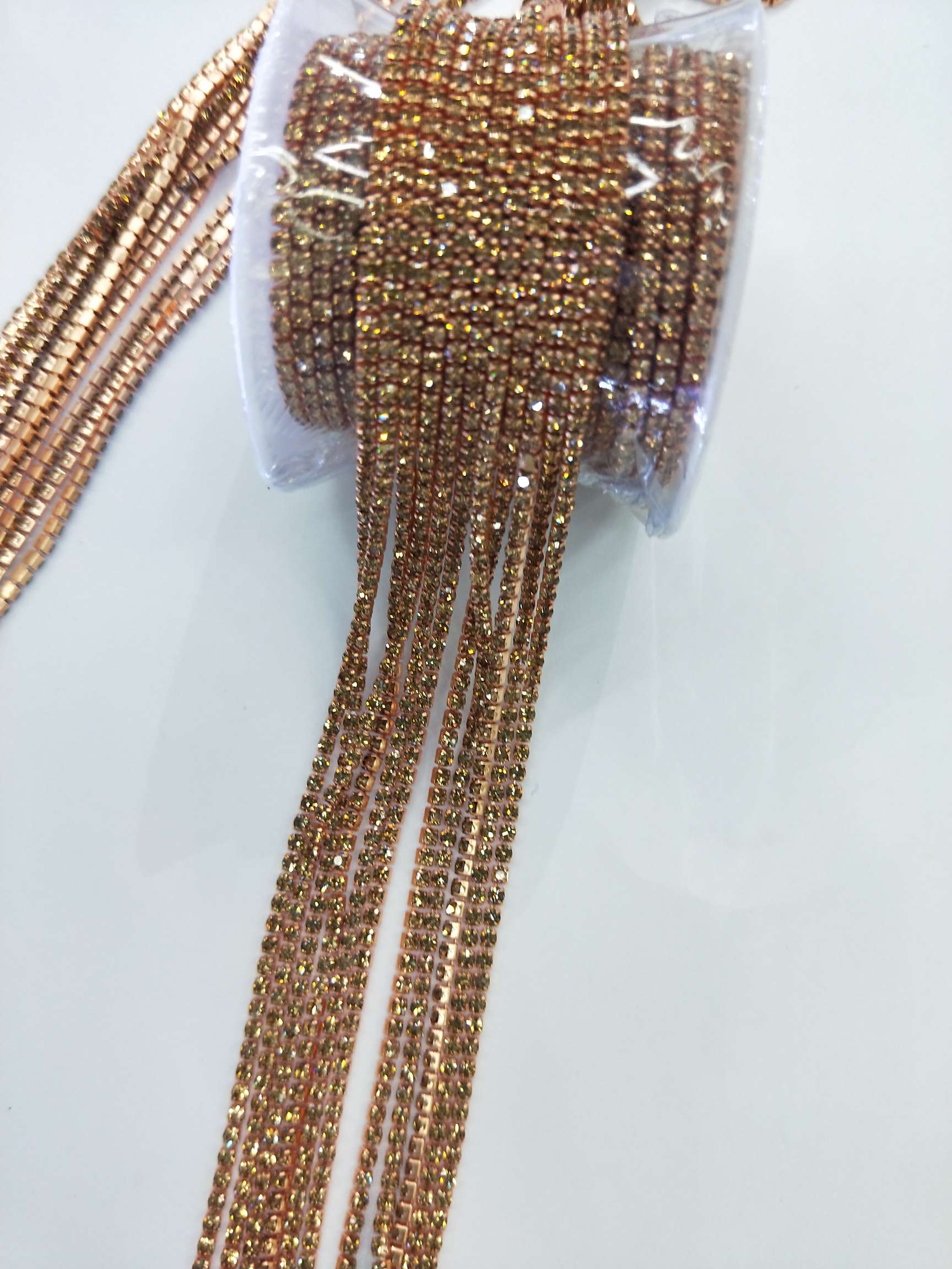 No. 6.5 Denser claw crystal yellow diamond chain electrophoresis color thumbnail