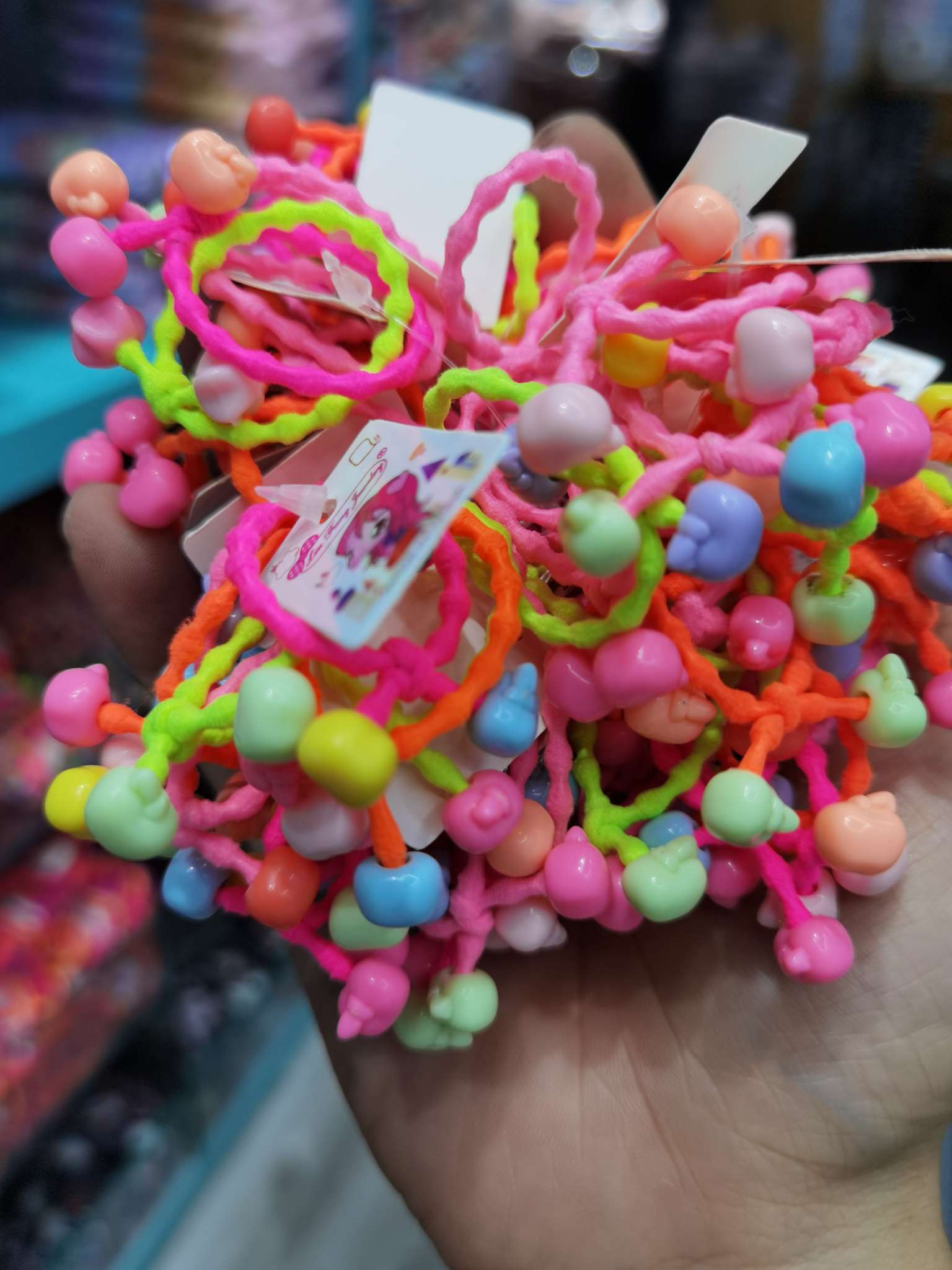Authentic Liufang Rubber Band Manufacturers Direct Sales Children Knot Apple Beads 100
