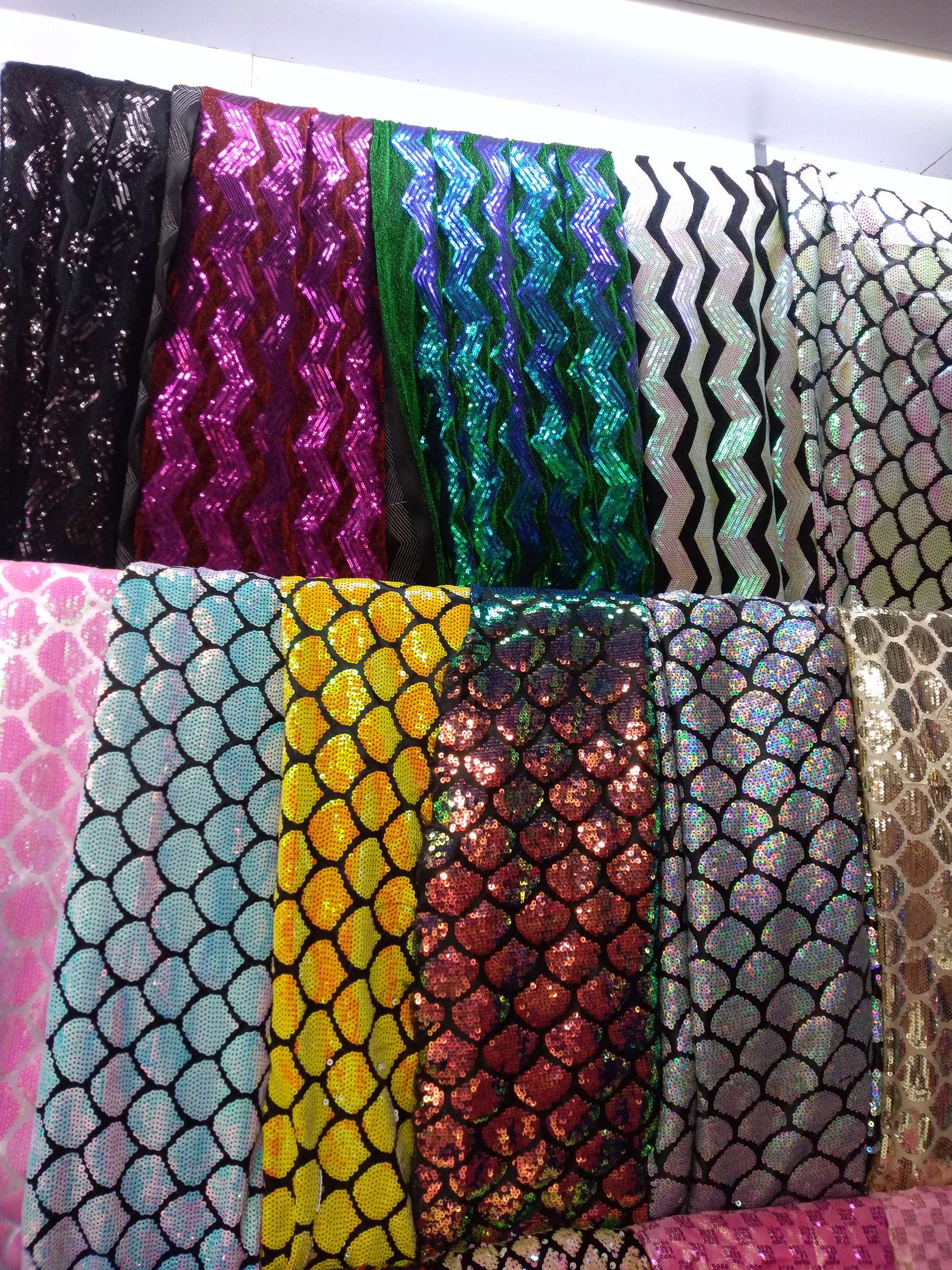 Sequin Ten Tape Embroidery Specification drawing