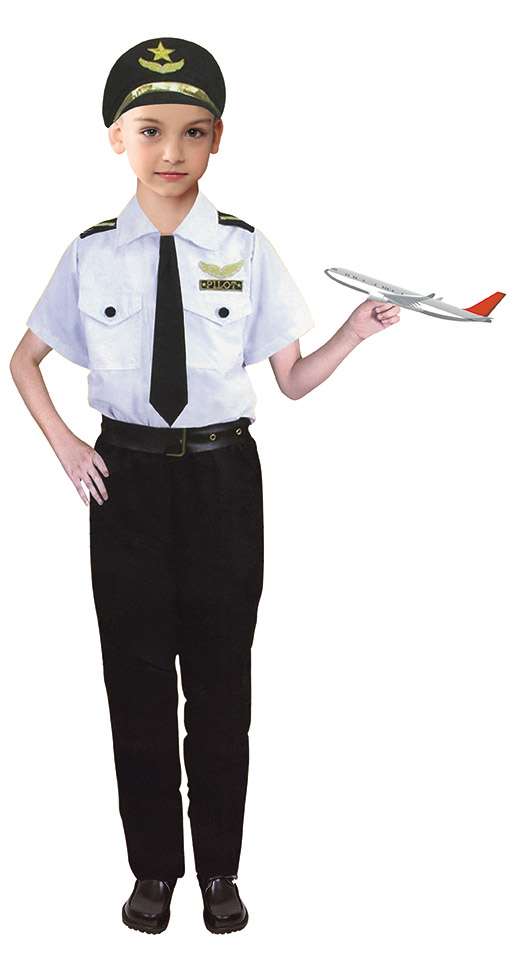 Children's performance costumes, captain's costumes, stage performance costumes, Halloween costumes