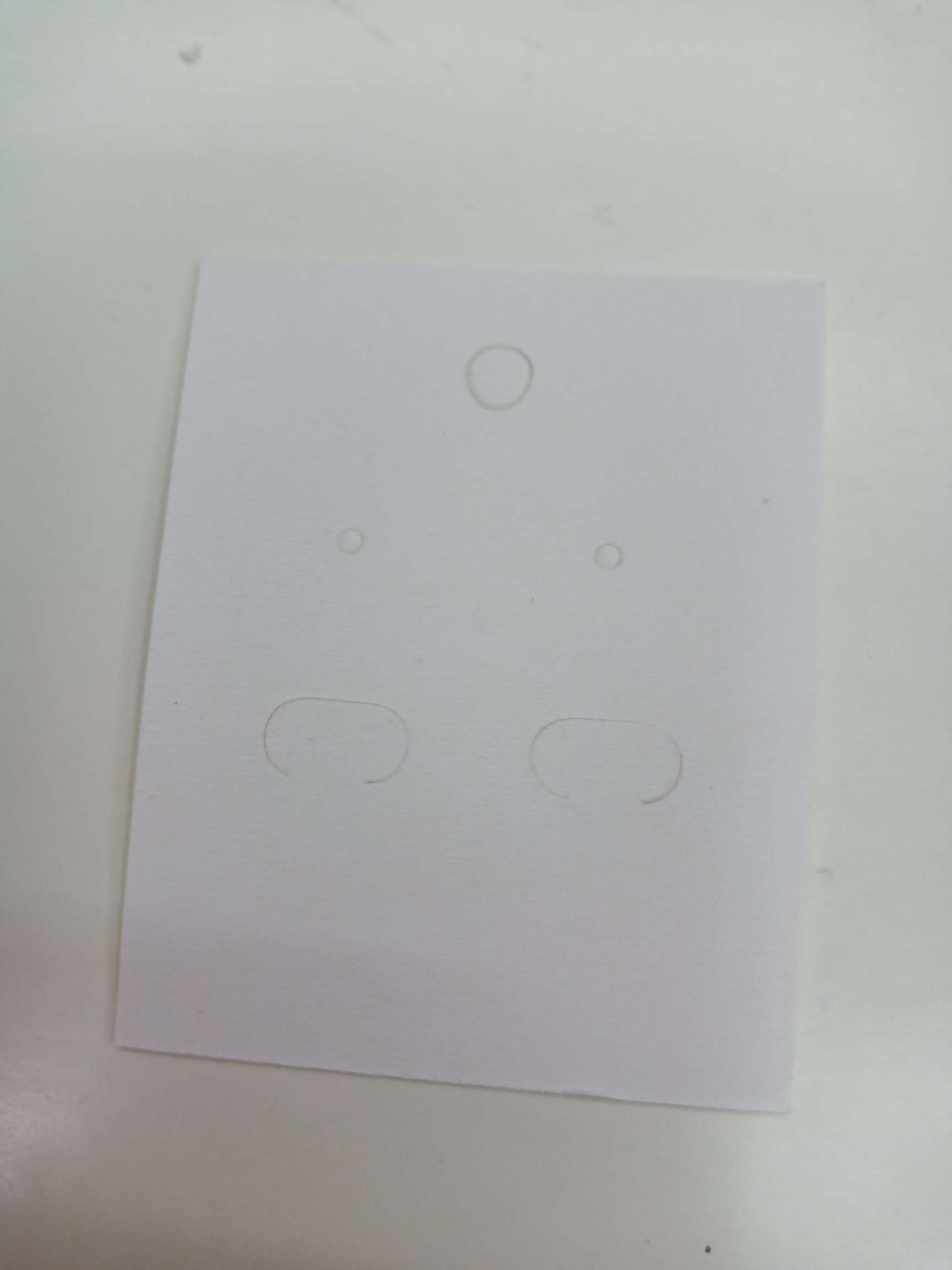 现货流行饰品耳环卡片350克纸5X6S925银针细节图