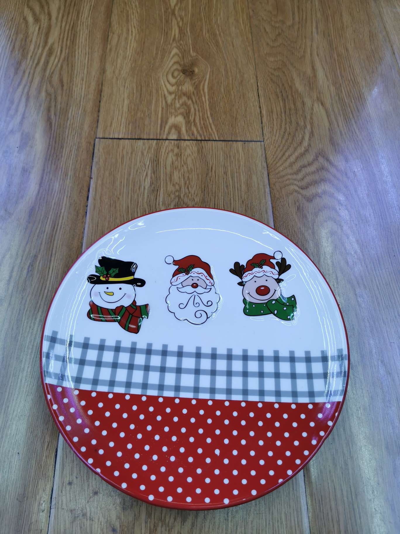 Ceramic Christmas plate printing thumbnail