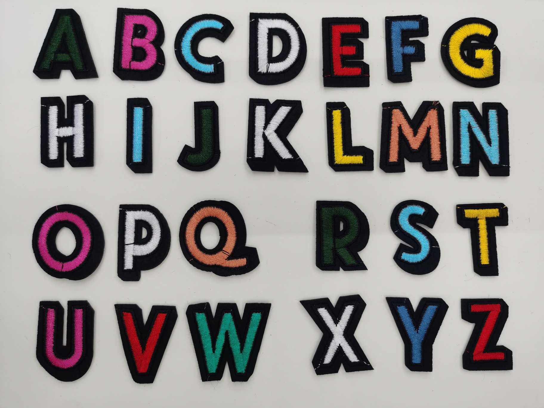 Alphabet cloth patch DIY