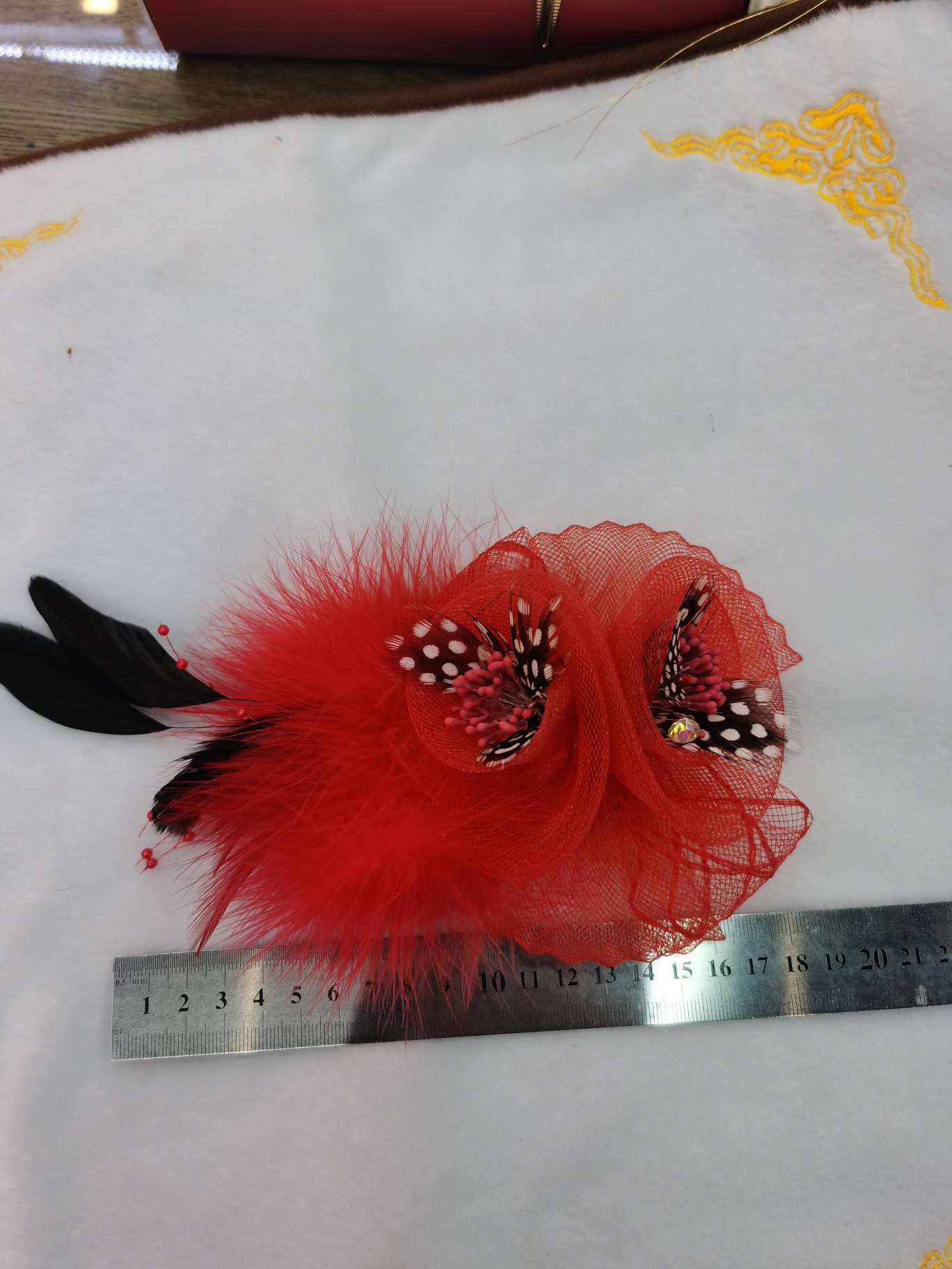 双朵玫瑰细节图