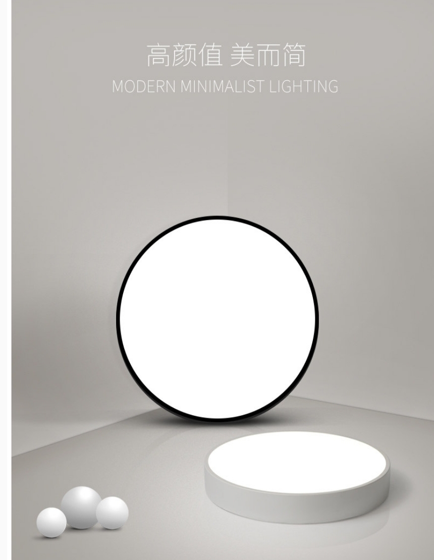 Ironwork acrylic simple ceiling lamp for bedroom, study and balcony 019 Application Scenario