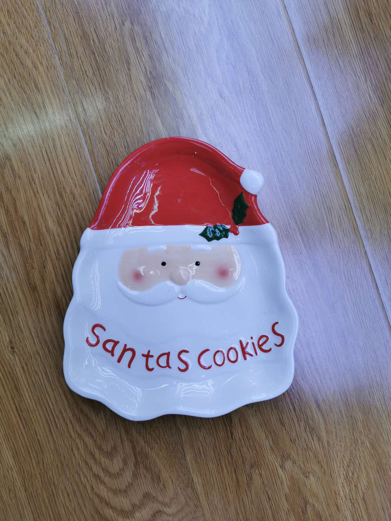 Ceramic Christmas plate thumbnail
