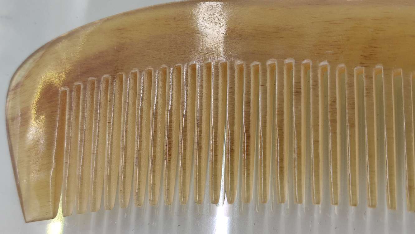 晓平纯天然牛角梳15公分牛角梳天然牛角梳15济公详情图6