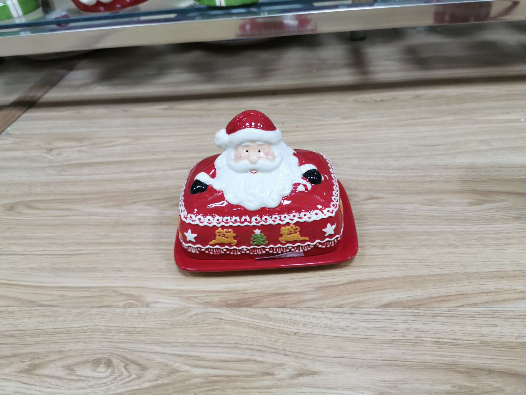 Ceramic Christmas cream tray thumbnail