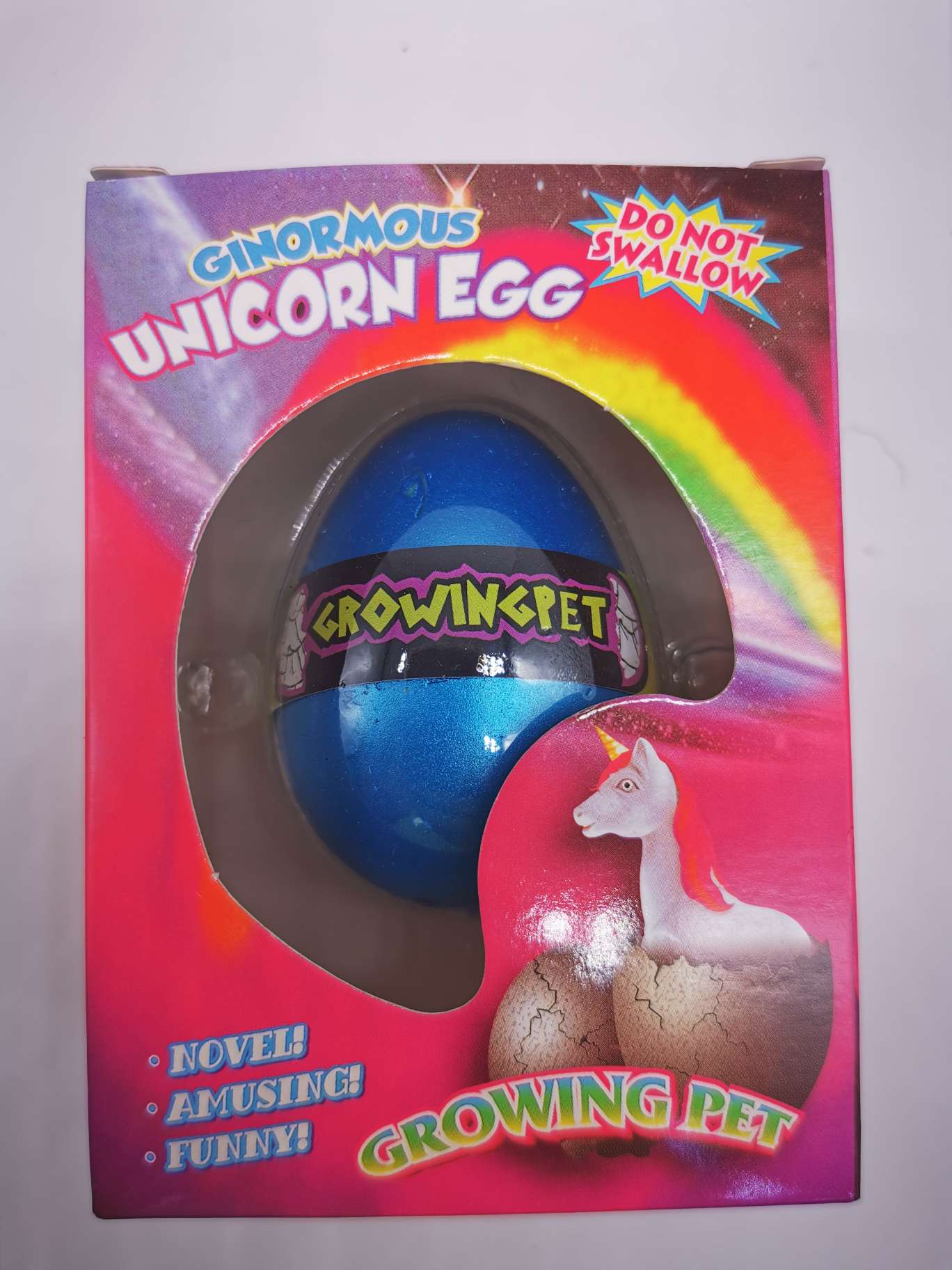 Factory direct sales, water-soaked swelling educational toys for hatching dinosaur eggs (boxed unicorn eggs) undefined