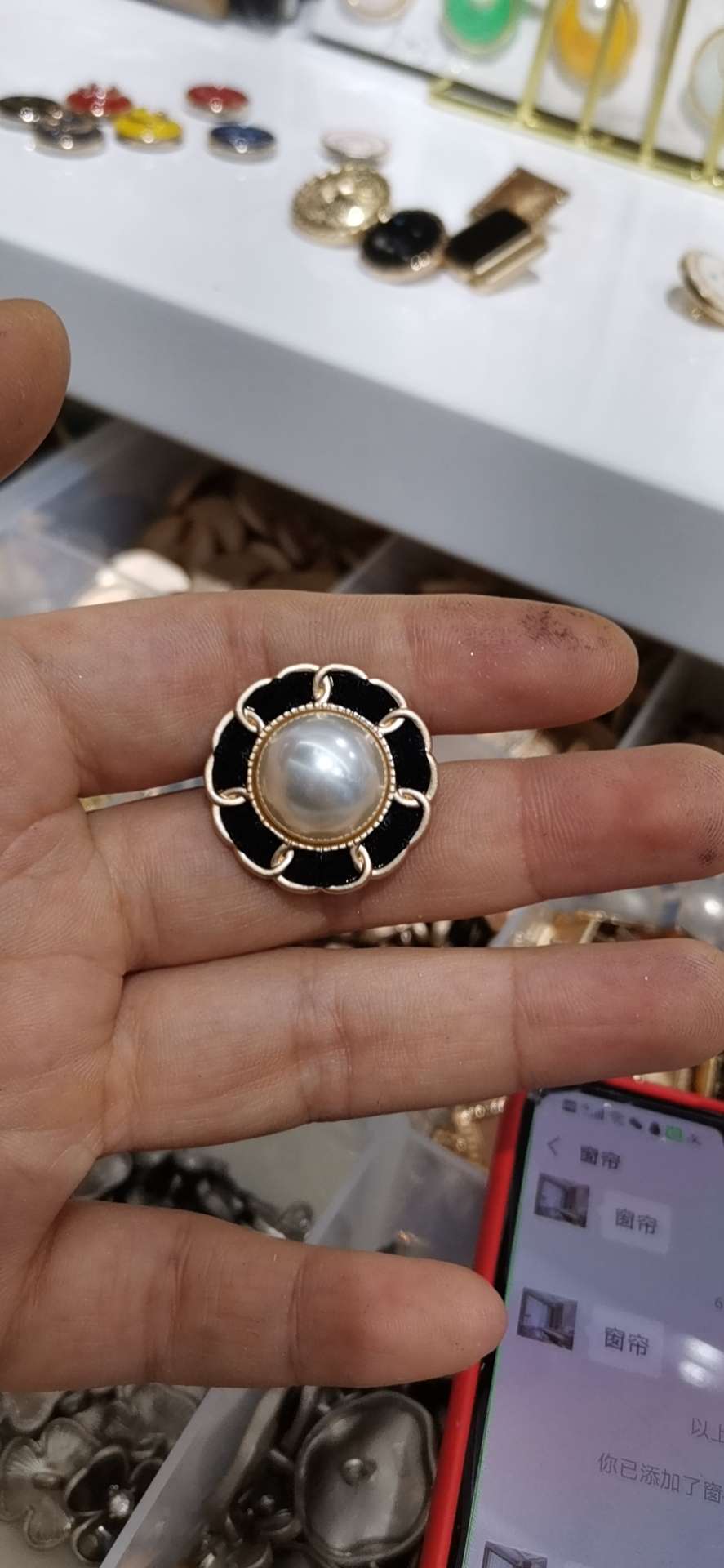合金纽扣小香风金属纽扣