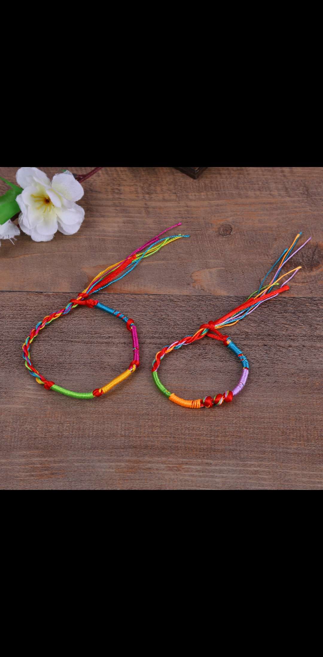 Colorful Dragon Boat Festival bracelet, purely hand-woven bracelet details Picture