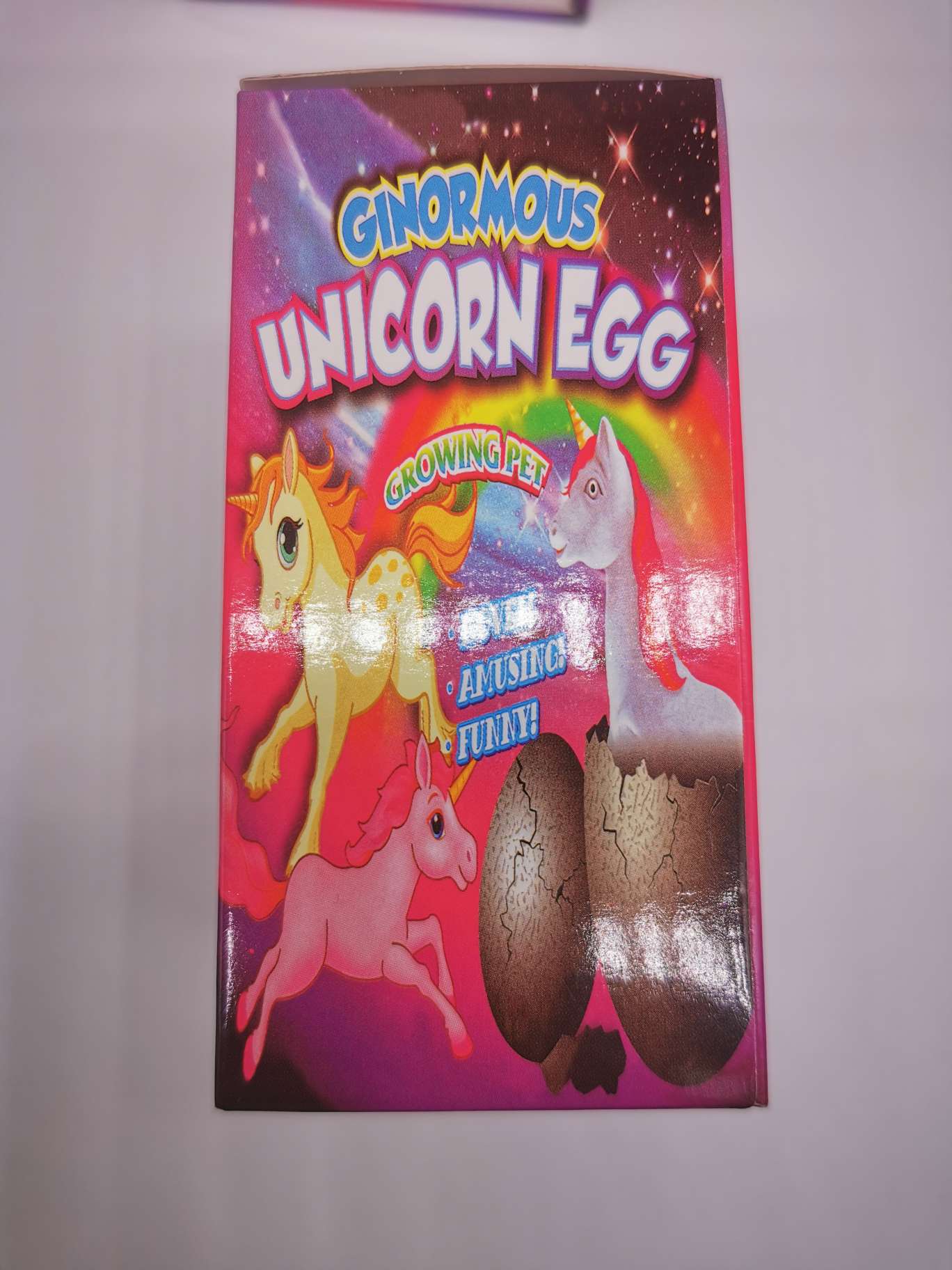 Factory direct sales, water-soaked swelling educational toys for hatching dinosaur eggs (boxed unicorn eggs) undefined
