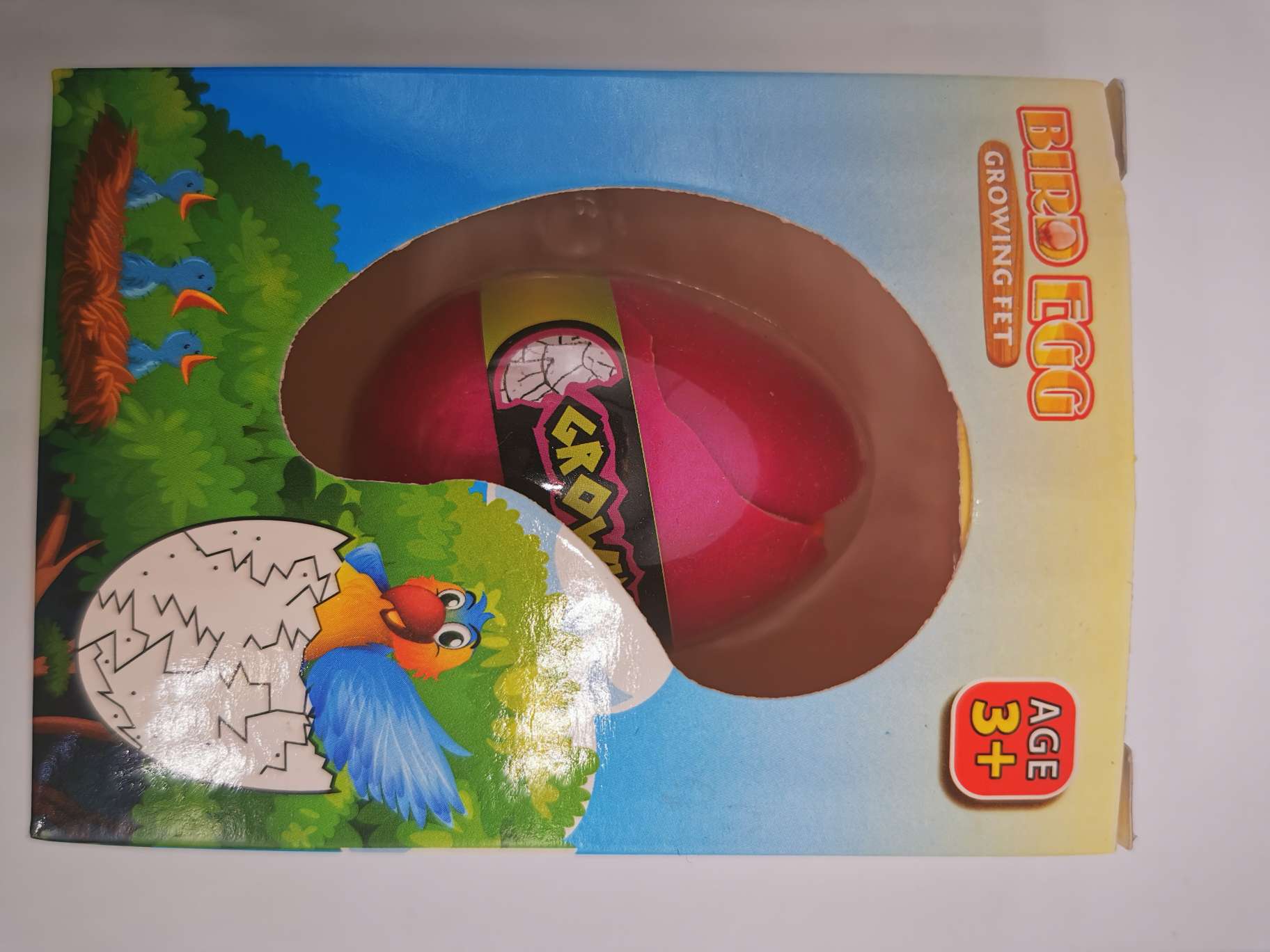 厂家直销，泡水膨胀益智玩具孵化恐龙蛋（盒装小鸟蛋）详情图4