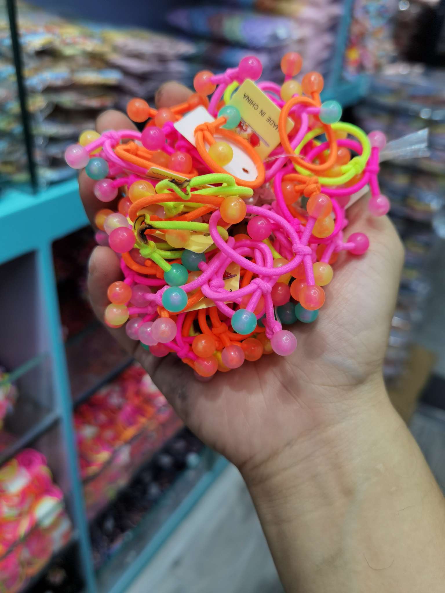 Authentic Stay Fang Rubber Band Manufacturers Direct Sales Children's Results Frozen Beads 100 Color