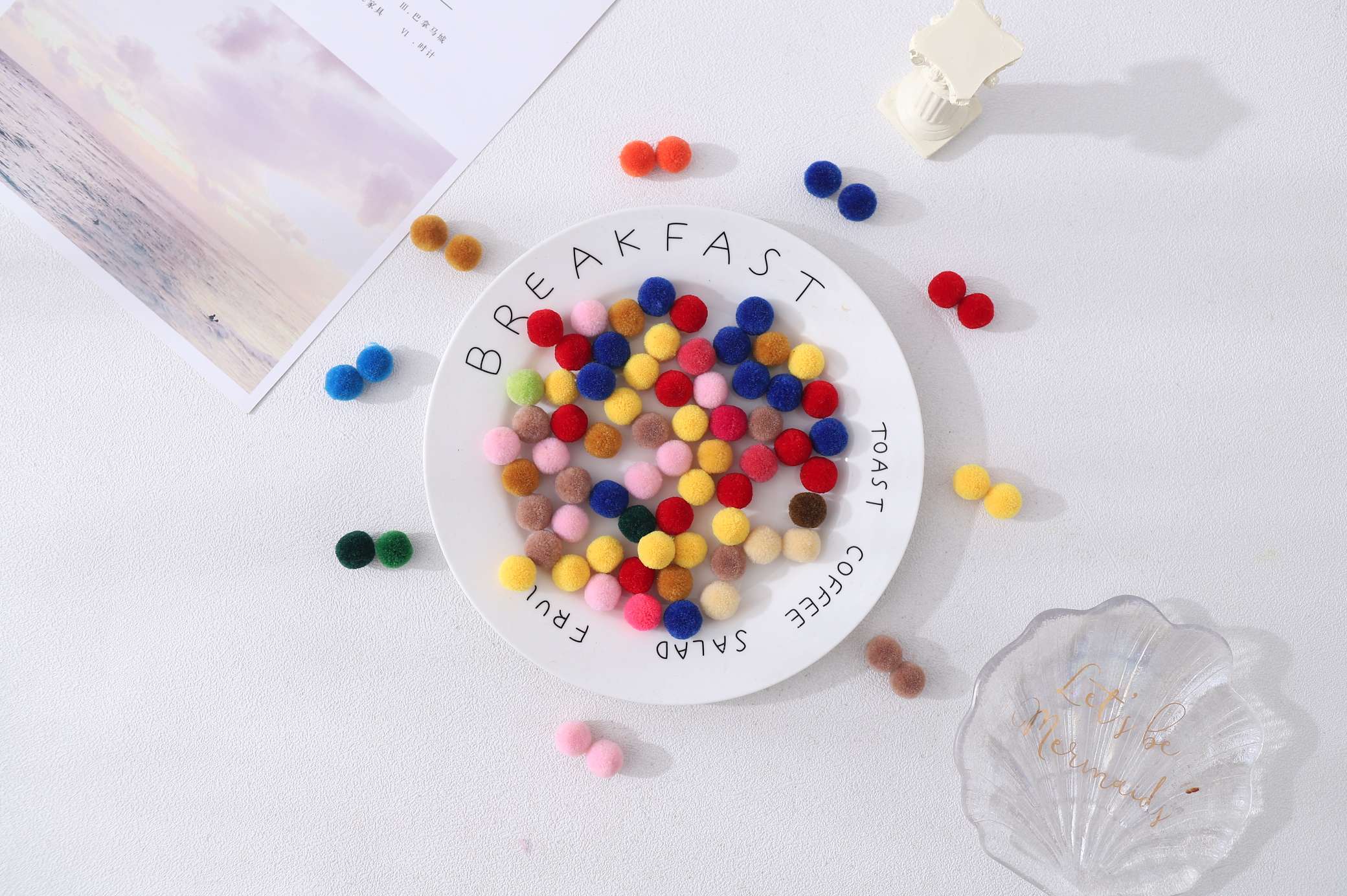 Hairball yarn ball elastic ball all kinds of new accessories