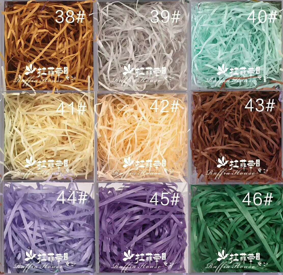 拉菲草之家纸丝礼品填充结婚礼盒装饰填充物产品图