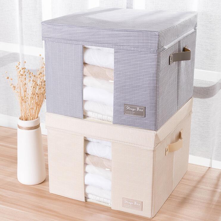 前窗透明收纳箱，涤纶可水洗收纳箱。