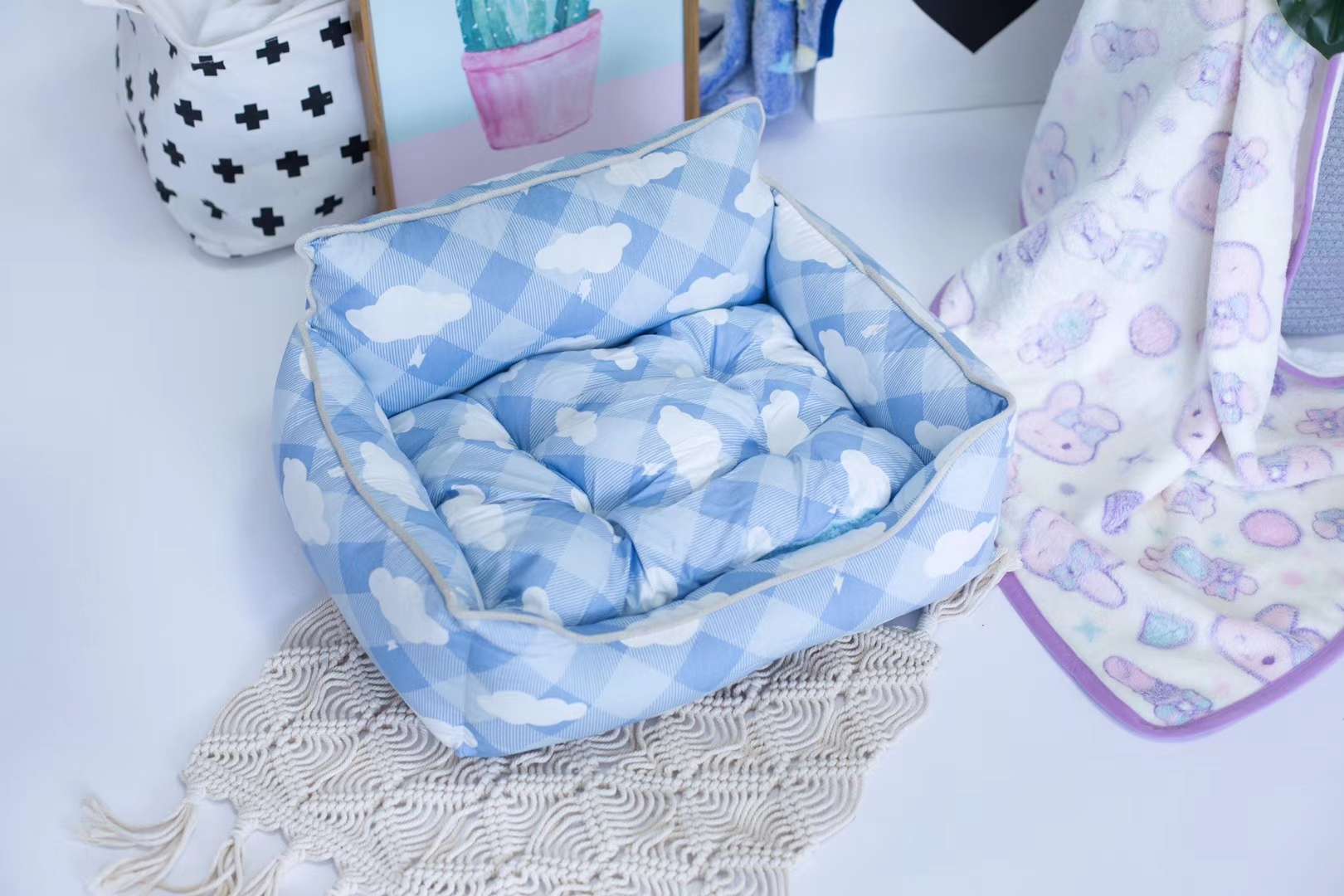 贝壳型窝垫/宠物用品狗窝/宠物狗狗窝窝产品图