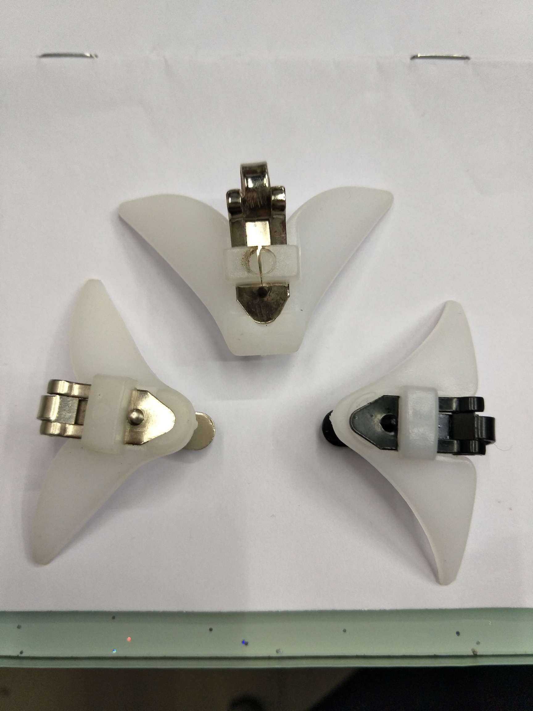 领带飞机扣厂家批发透明白飞机扣新款现货批发