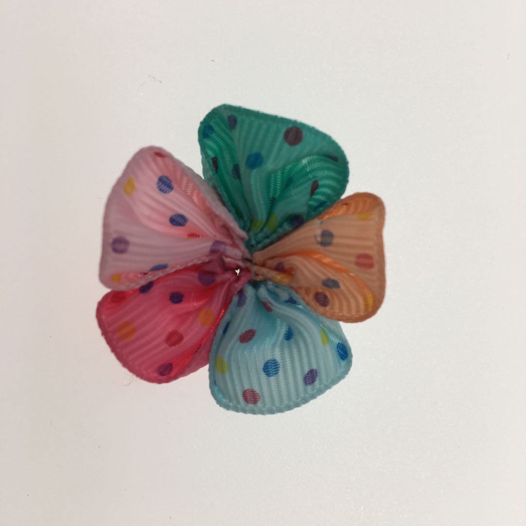 5-point thread printing, five-petal handcrafted flower, diy jewelry accessories, toy accessories customization