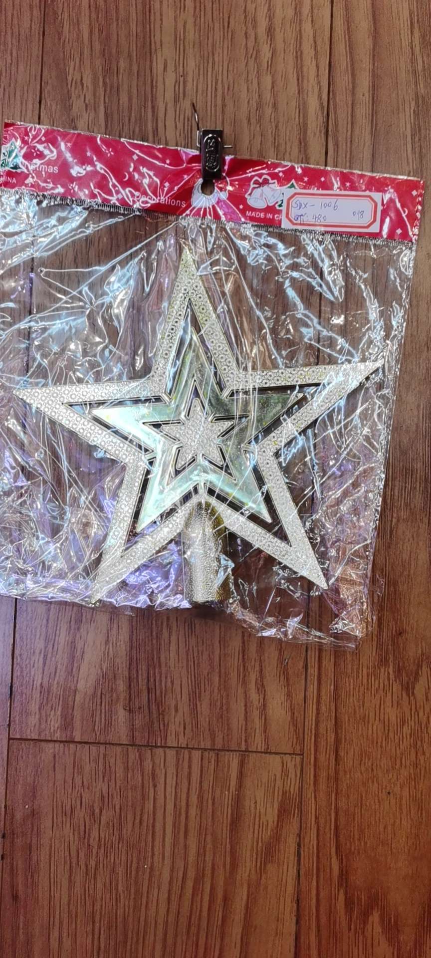 Christmas products: Christmas tree pendants, electroplated balls, Christmas tree top stars