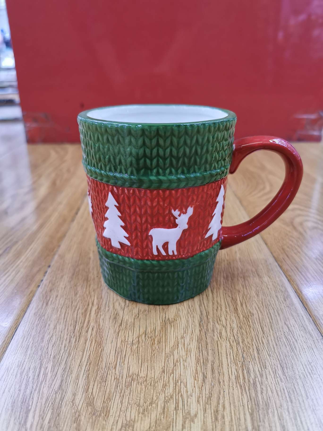 Ceramic Christmas cup