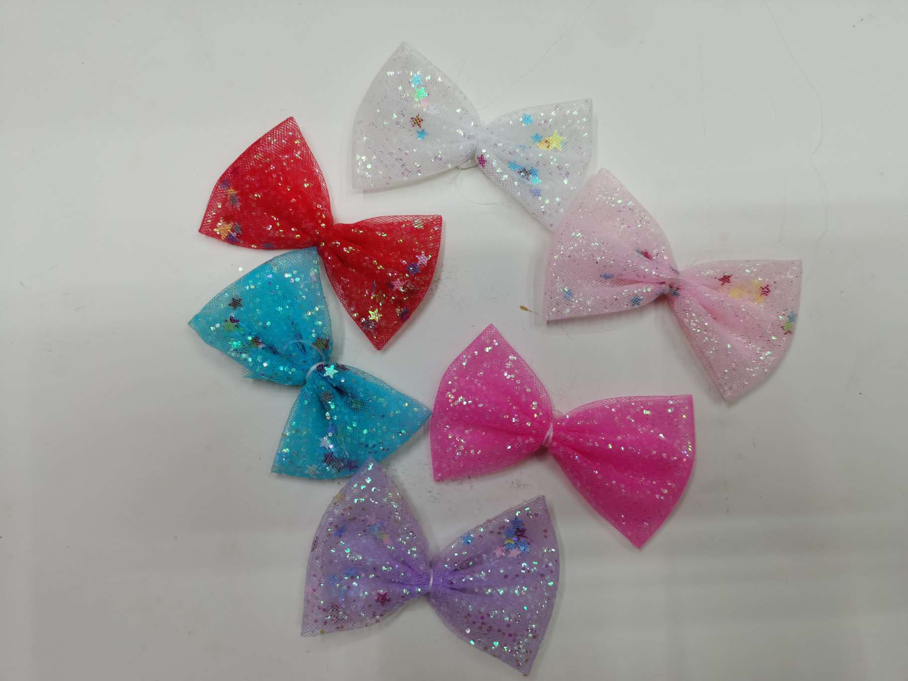 Sequined and chiffon bow ties, hand-tied diy Japanese-style girls' accessories, toy accessories customization